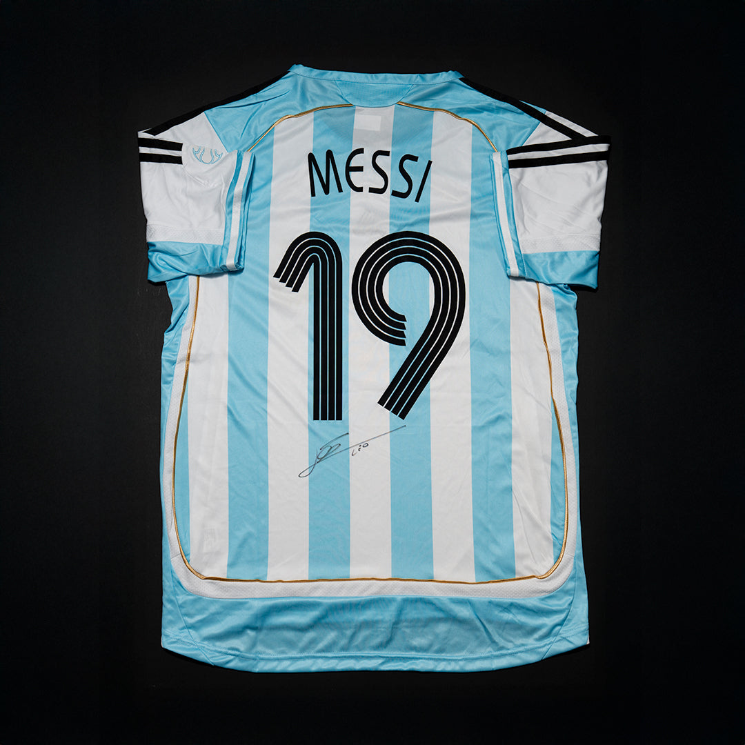 Jersey Firmado Leo Messi- Argentina